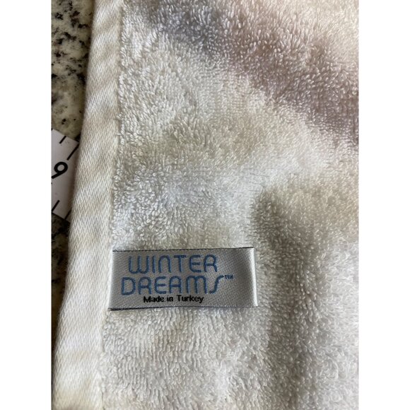 Christmas Embroidered Towels Merry Xmas Tree Snowman Holiday Kitchen Bath Set 4 - Picture 3 of 13